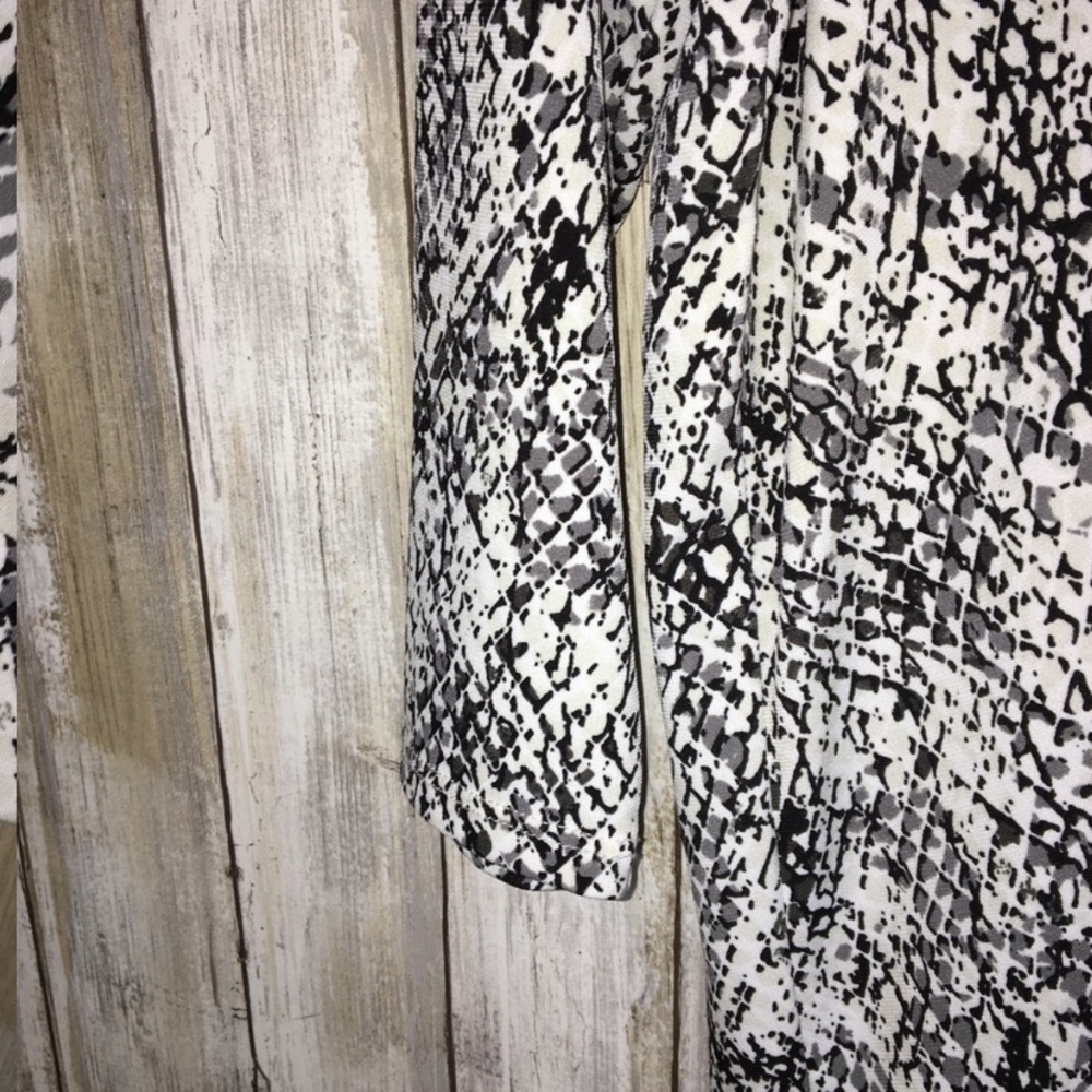 New York & Co. Snake Print Blouse - Picture 3 of 4